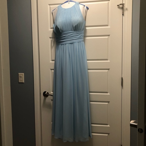 BLUE Bill Levkoff bridesmaid dress - Picture 2 of 6